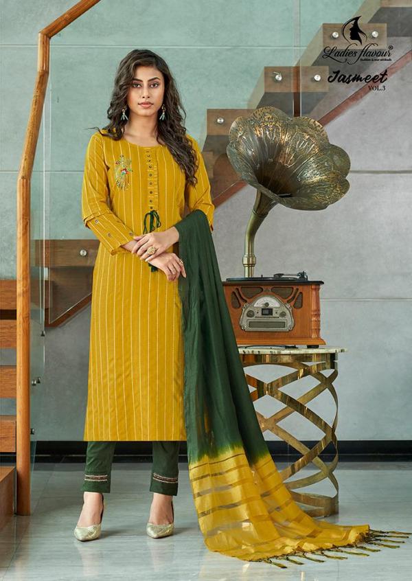 LF Jasmeet 3 Fancy Rayon Readymade Salwar